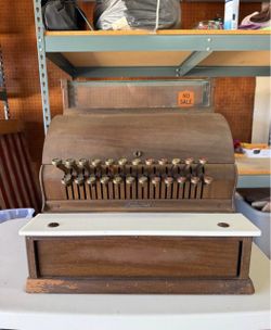 Antique NCR National Cash Register Model 730 – Working Mechanism – Original Papers
