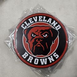 Cleveland Browns Nfl Football Team Metal Sign 