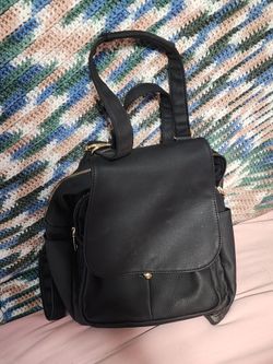 Black Purse Backpack