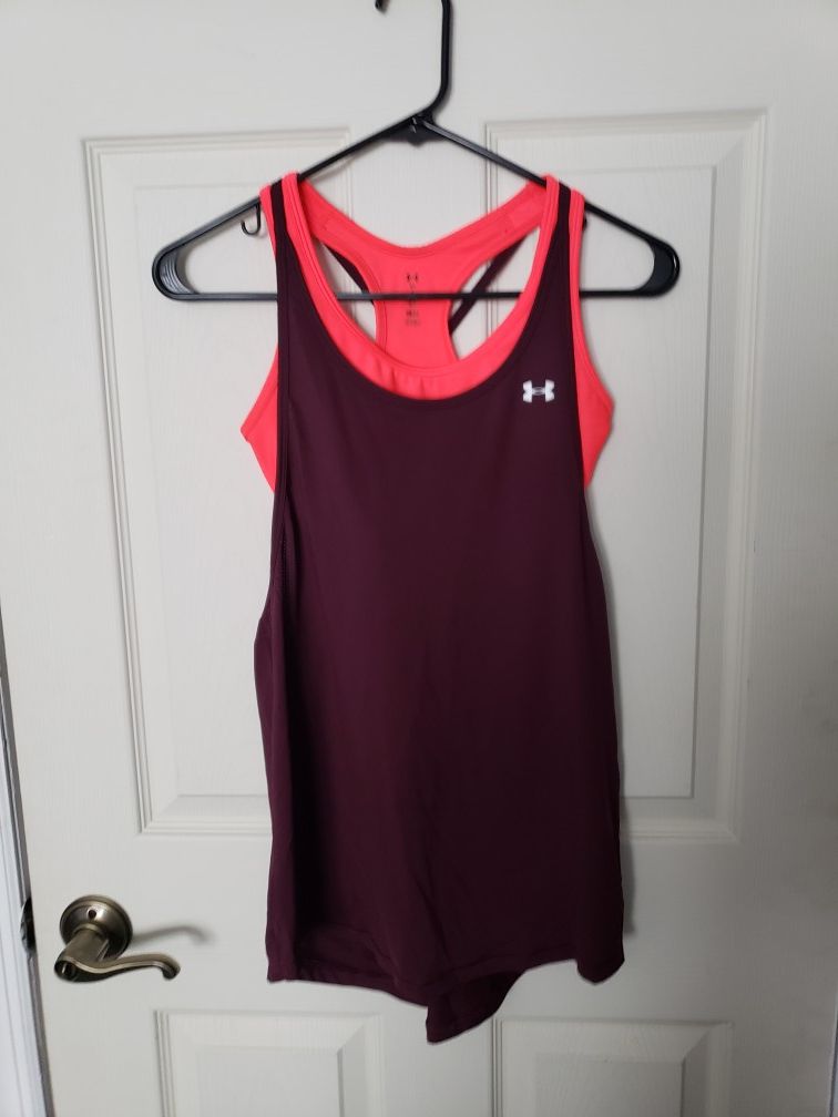 Under Armour women tank tops with built in bra