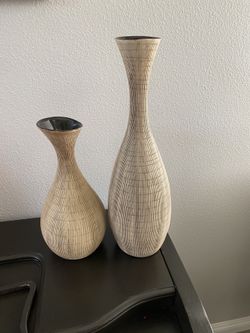 (2) Decorative Vases