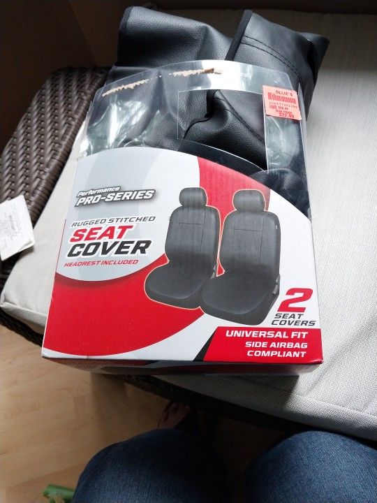 VINYL PAIR OF CAR SEAT COVERS