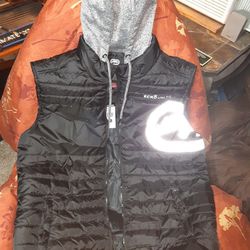 Echo Unlimited Mens Black Hoodie Vest