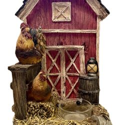 Barn Scene Votive/Tealight Candle Holder