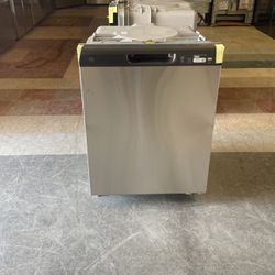 Ge 24” Wide Stainless Steel Dishwasher 