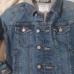 Old Navy denim Jacket W Hoodie
