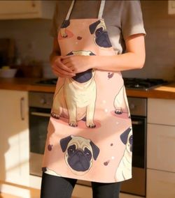 New Pug apron for adults