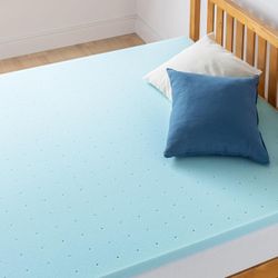 Best Price Mattress 1.5 Inch Ventilated Memory Foam Mattress Topper TWIN XL