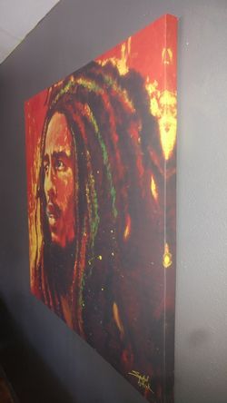 Bob painting