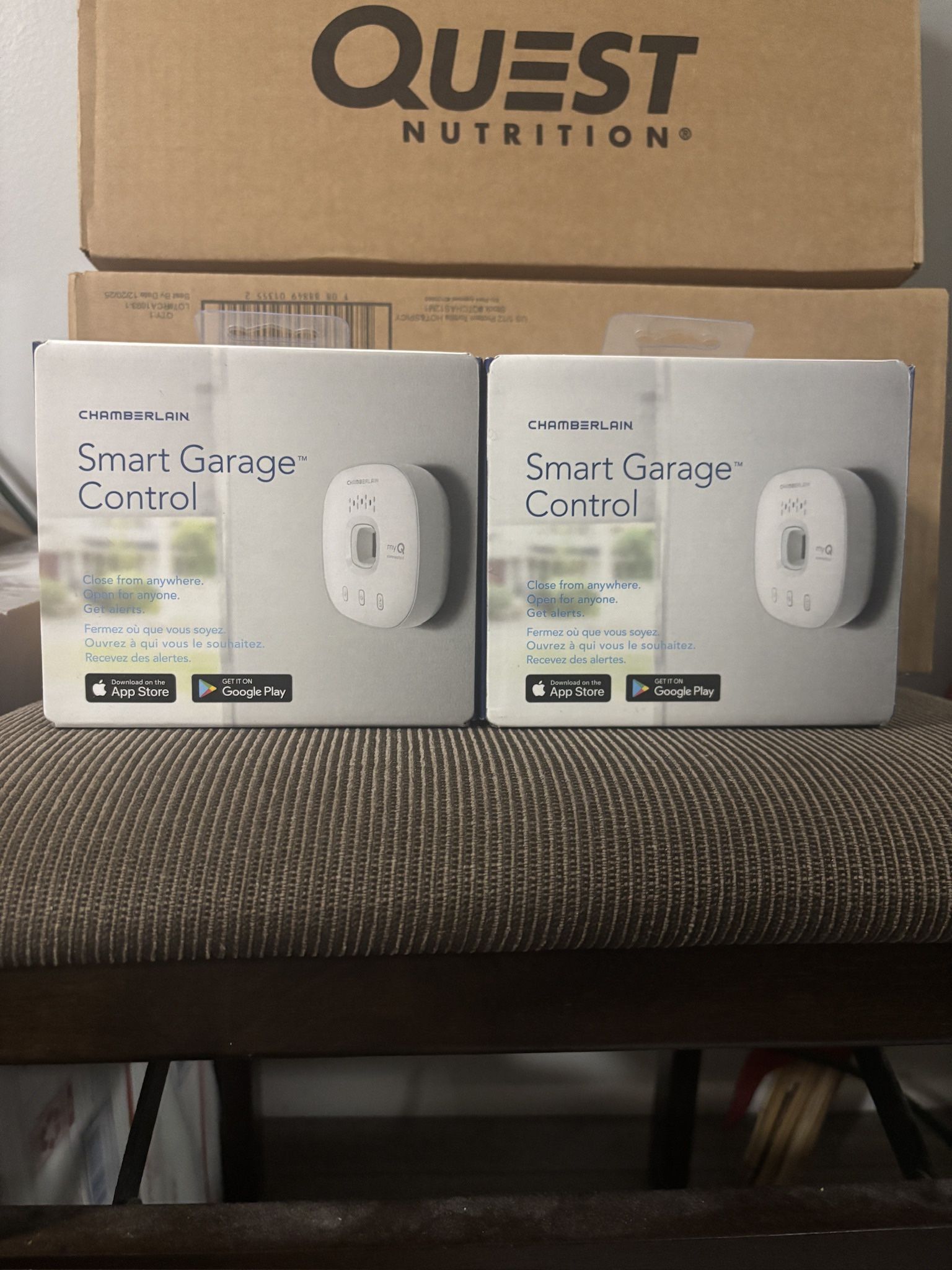CHAMBERLAIN Smart Garage Control - Wireless Garage Hub and Sensor with Wifi & Bluetooth