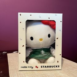 Starbucks x Hello Kitty Plush 2025 – Limited Edition – New in Box – Rare