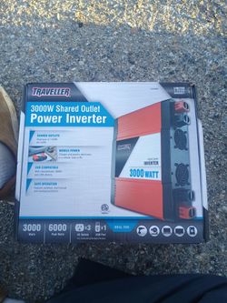 TRAVELLER 3000WATT SHARED OUTLET POWER INVERTER