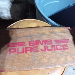  Vintage Sims  Pure Juice Skateboard Good Condition 