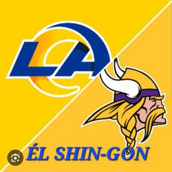  Rams vs Vikings 4 Tickets  10/24/24 Seats In Section 534 Row 2 $140 EACH 