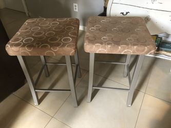 Two modern stools