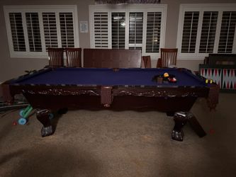 Beautiful custom pool table