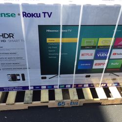 65” Inch Hisense Smart Roku UHDTV 4K