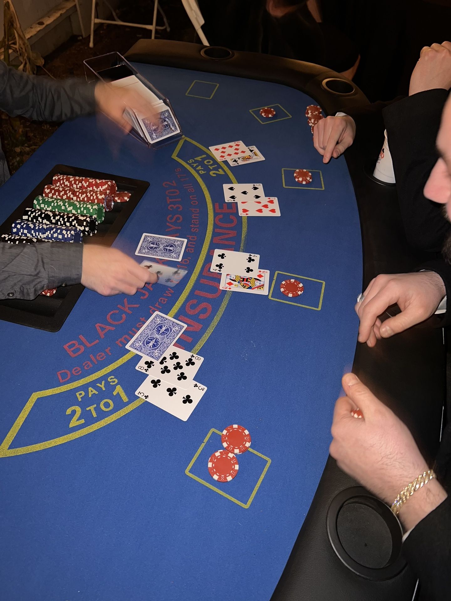 Blackjack Table For Parties