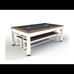 SUPER SALE!! OUTDOOR POOL TABLE! MUST GO 50% OFF!! 