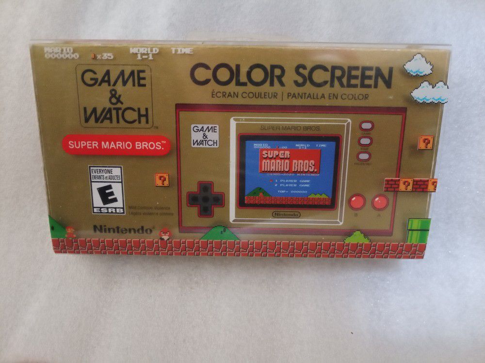 Nintendo Color Screen Game And Watch Super Mario Bros.
