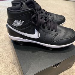 Jordan 1 Retro Metal Baseball Cleats - Size 9 $55