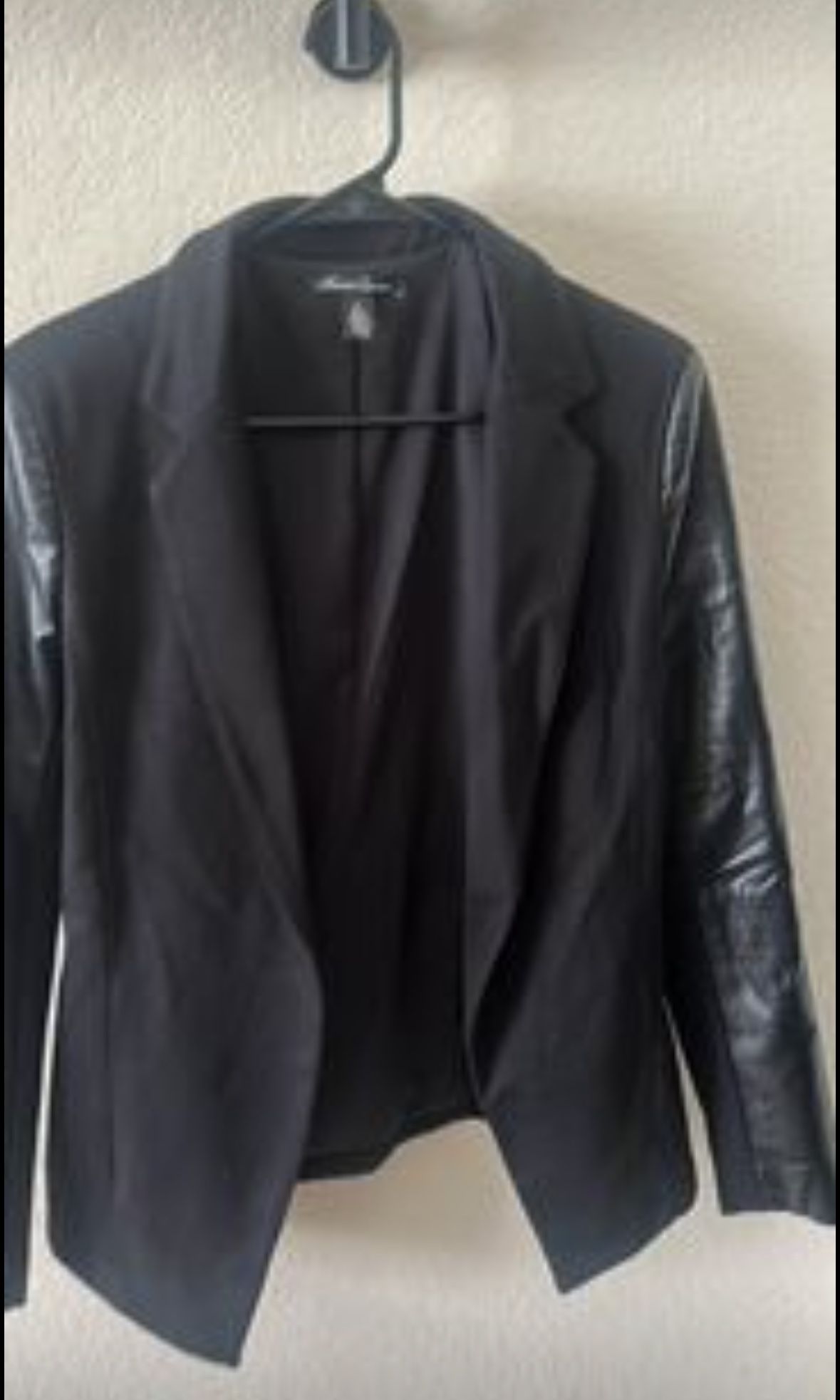 Leather Blazer Jacket 