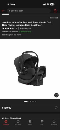 Joie car seat