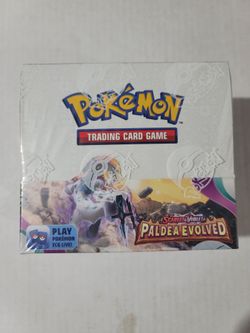 Pokemon tcg paldea evolved booster box sealed