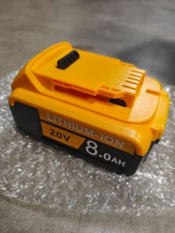 8ah 20V batteries for DeWalt tools