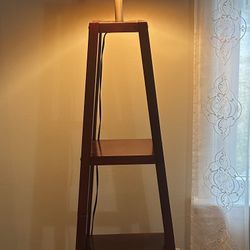 wooden lamp in perfect condition