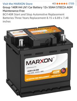 Size 140R Car Battery