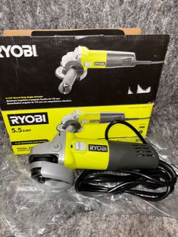 RYOBI 5.5 Amp Corded 4-1/2 in. Angle Grinder