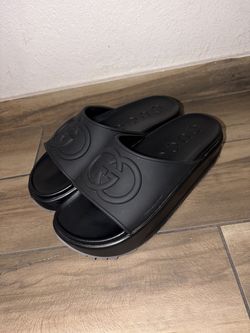 Black Gucci Slides
