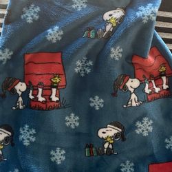 Peanuts Snoopy Holiday Throw Blankets Christmas