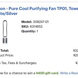 DYSON -PURE COOL  PURIFYING FAN