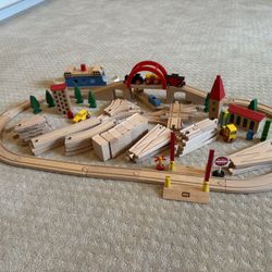 Wooden Train Set