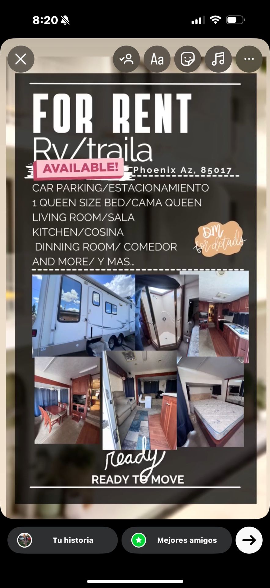 RV AVAILABLE