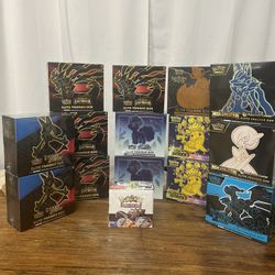 Pokemon ETB’s + Obsidian Flames Booster Box
