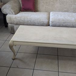 Antique Cream White Sofa
