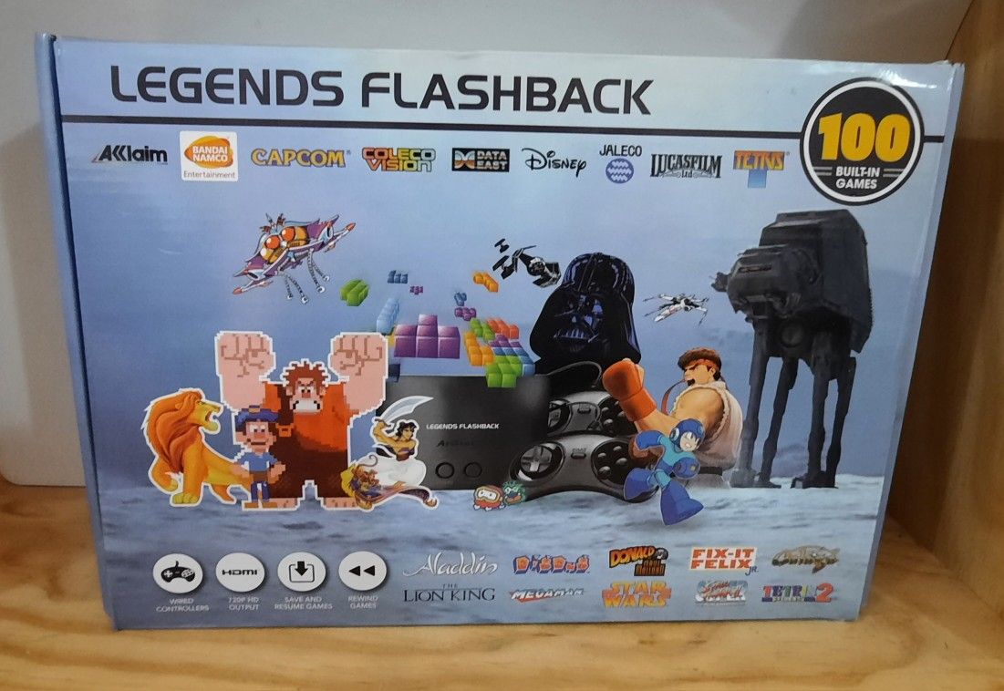 Excellent Condition! Legends Flashback Game System With 100 Built In Games