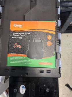 Aquarium Pump Quick Water Change