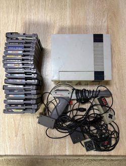 Original Nintendo system and games