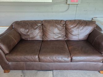 Leather couch