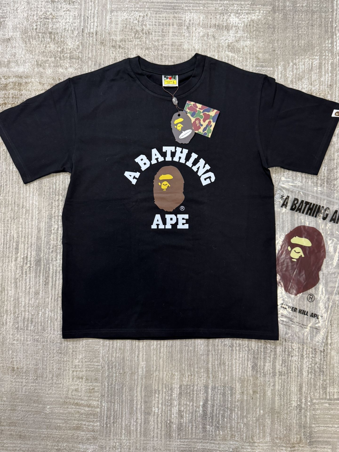 BAPE College Tee Black