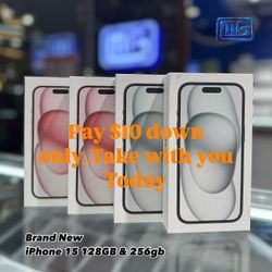 Iphone 15 Plus Factory Unlock No Credit Needed Pay Down Only 