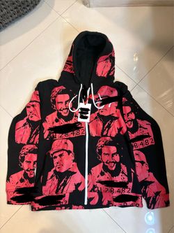 Red asaali Zip Up