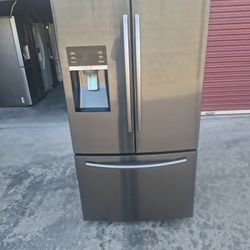 Samsung Refrigerator Black Stainless 3 Door 