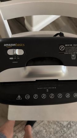 Amazon basics paper shredder