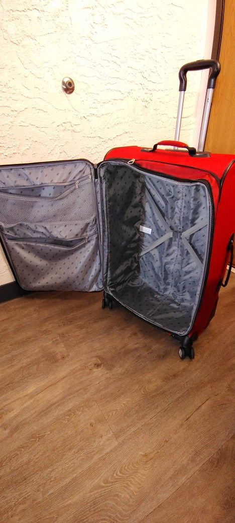 Suitcase With Wheels And Handle