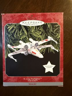 1998 Hallmark X-Wing Starfighter Star Wars Ornament